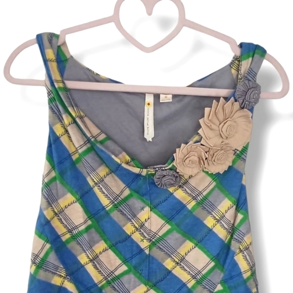 Anthropologie Little Yellow Button Cotton Top SIze Small - Picture 4 of 7